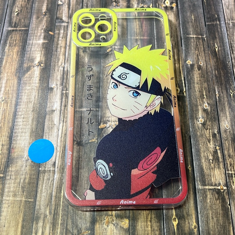 5for$10 Anime Naruto Uzumaki iPhone 11 Pro Max Transparent Phone Case NWOT